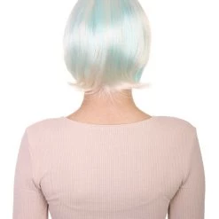 HPO Highlight Bob Womens Wig | Glamour Medium Cosplay Halloween Wig | Premium Breathable Capless Cap