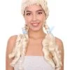 HPO Womens Kansas Farm Girl Wig | Long Blonde Wig | Premium Breathable Capless Cap