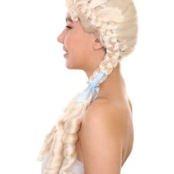 HPO Womens Kansas Farm Girl Wig | Long Blonde Wig | Premium Breathable Capless Cap