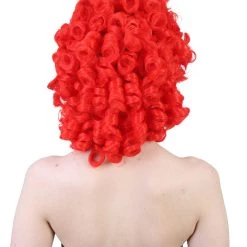 HPO Men's Womens Medium Curly Olympian Lady Wigs Collections | Cosplay Halloween Wigs | Premium Breathable Capless Cap