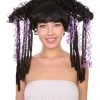 HPO Men's Deluxe Witch Womens Wig | Gothic Horror Cosplay Halloween Wig | Premium Breathable Capless Cap