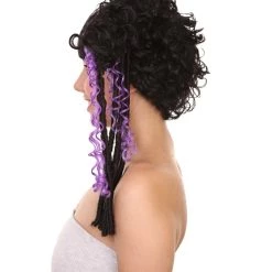 HPO Men's Deluxe Witch Womens Wig | Gothic Horror Cosplay Halloween Wig | Premium Breathable Capless Cap