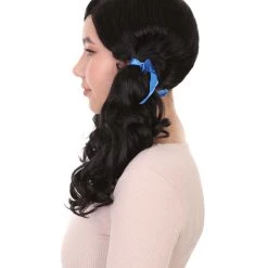 HPO Womens Farm Girl Wig | Traditional Cowgirl Colonial Character Halloween Wig | Premium Breathable Capless Cap Women's