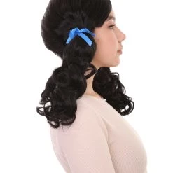 HPO Womens Farm Girl Wig | Traditional Cowgirl Colonial Character Halloween Wig | Premium Breathable Capless Cap Women's