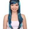 HPO Women's Sexy Peacock Womens Wig | Party Ready Fancy Cosplay Halloween Wig | Premium Breathable Capless Cap