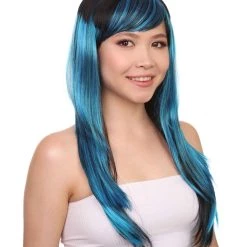 HPO Women's Sexy Peacock Womens Wig | Party Ready Fancy Cosplay Halloween Wig | Premium Breathable Capless Cap