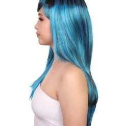 HPO Women's Sexy Peacock Womens Wig | Party Ready Fancy Cosplay Halloween Wig | Premium Breathable Capless Cap