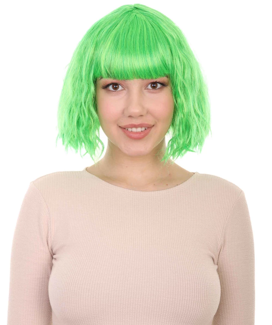HPO Womens Party Ready Fancy Cosplay Halloween Wigs | Lots Of Color Choices | Premium Breathable Capless Cap