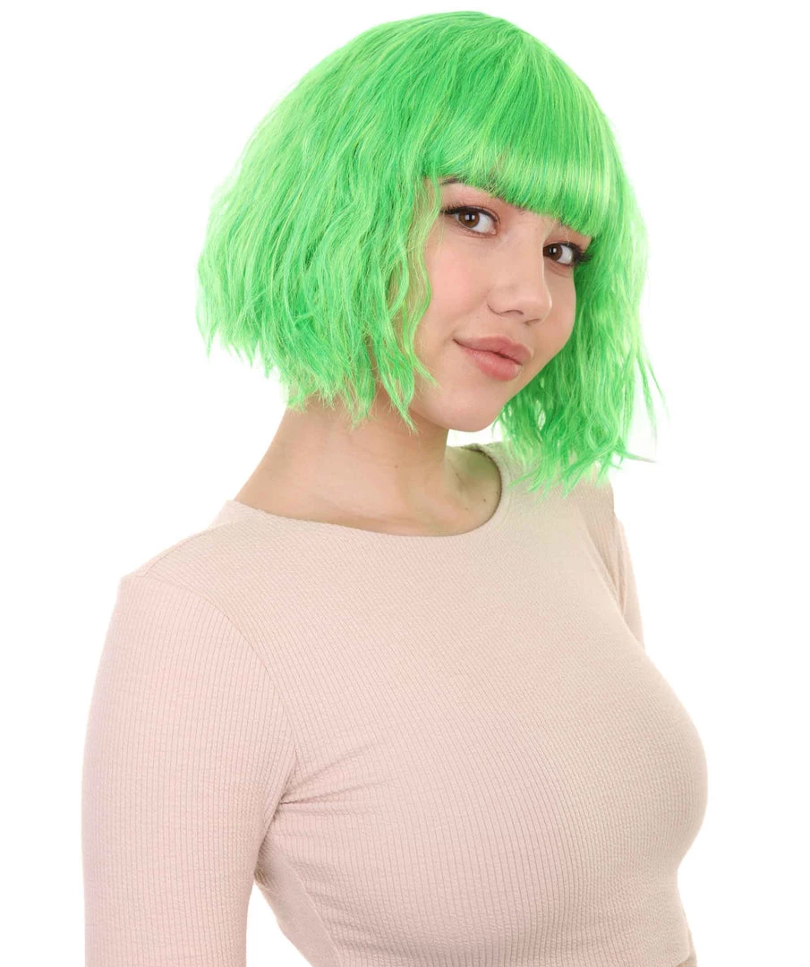 HPO Womens Party Ready Fancy Cosplay Halloween Wigs | Lots Of Color Choices | Premium Breathable Capless Cap