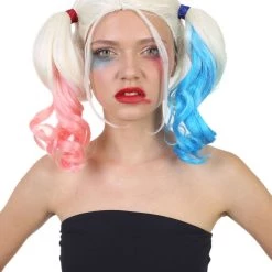 HPO Men's Suicide Womens Wig | Multi-color Cosplay Wig | Premium Breathable Capless Cap