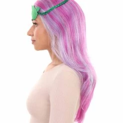 HPO Womens Fairy Wig | Purple Storybook & Fairytale Wigs | Premium Breathable Capless Cap Women's