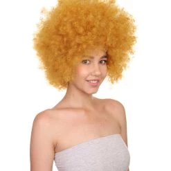 HPO Women's Unisex Afro Wig Collections | Jumbo Cosplay Halloween Wig (Lots Of Color) | Premium Breathable Capless Cap