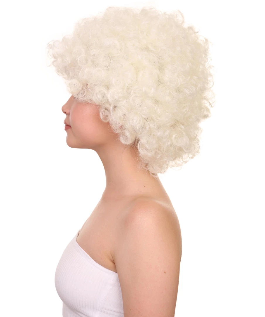 HPO Green Afro Unisex Wig | Super Size Jumbo Fancy Halloween Wig