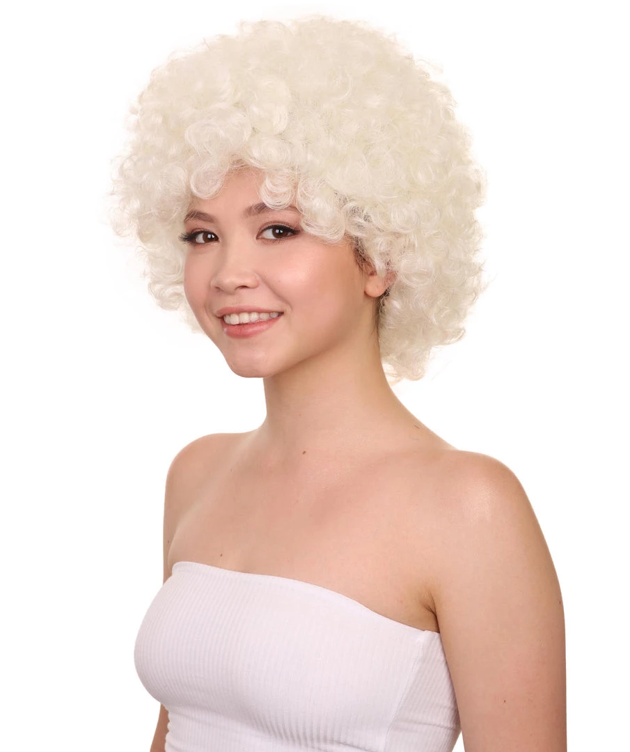 HPO Green Afro Unisex Wig | Super Size Jumbo Fancy Halloween Wig