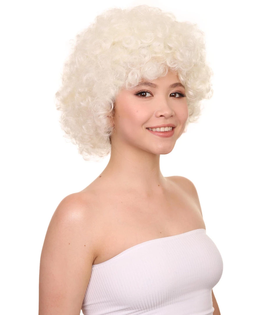 HPO Green Afro Unisex Wig | Super Size Jumbo Fancy Halloween Wig