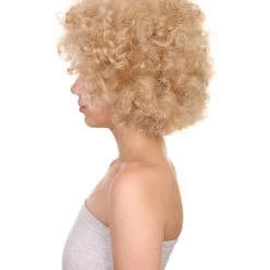 HPO Afro Unisex Wig | Super Size Party Event Ready Cosplay Halloween Wig Multiple Colors