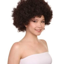 HPO Afro Unisex Wig | Super Size Party Event Ready Cosplay Halloween Wig Multiple Colors
