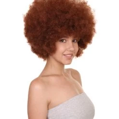 HPO Women's Unisex Afro Wig Collections | Jumbo Cosplay Halloween Wig (Lots Of Color) | Premium Breathable Capless Cap