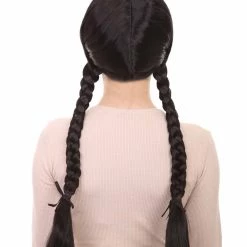 HPO Dutch Girl Braided Wigs | Colonial Character Cosplay Wigs Multiple Colors | Premium Breathable Capless Cap Women's