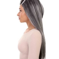 HPO Monster Womens Wig | Two Toned Cosplay Halloween Wig | Premium Breathable Capless Cap