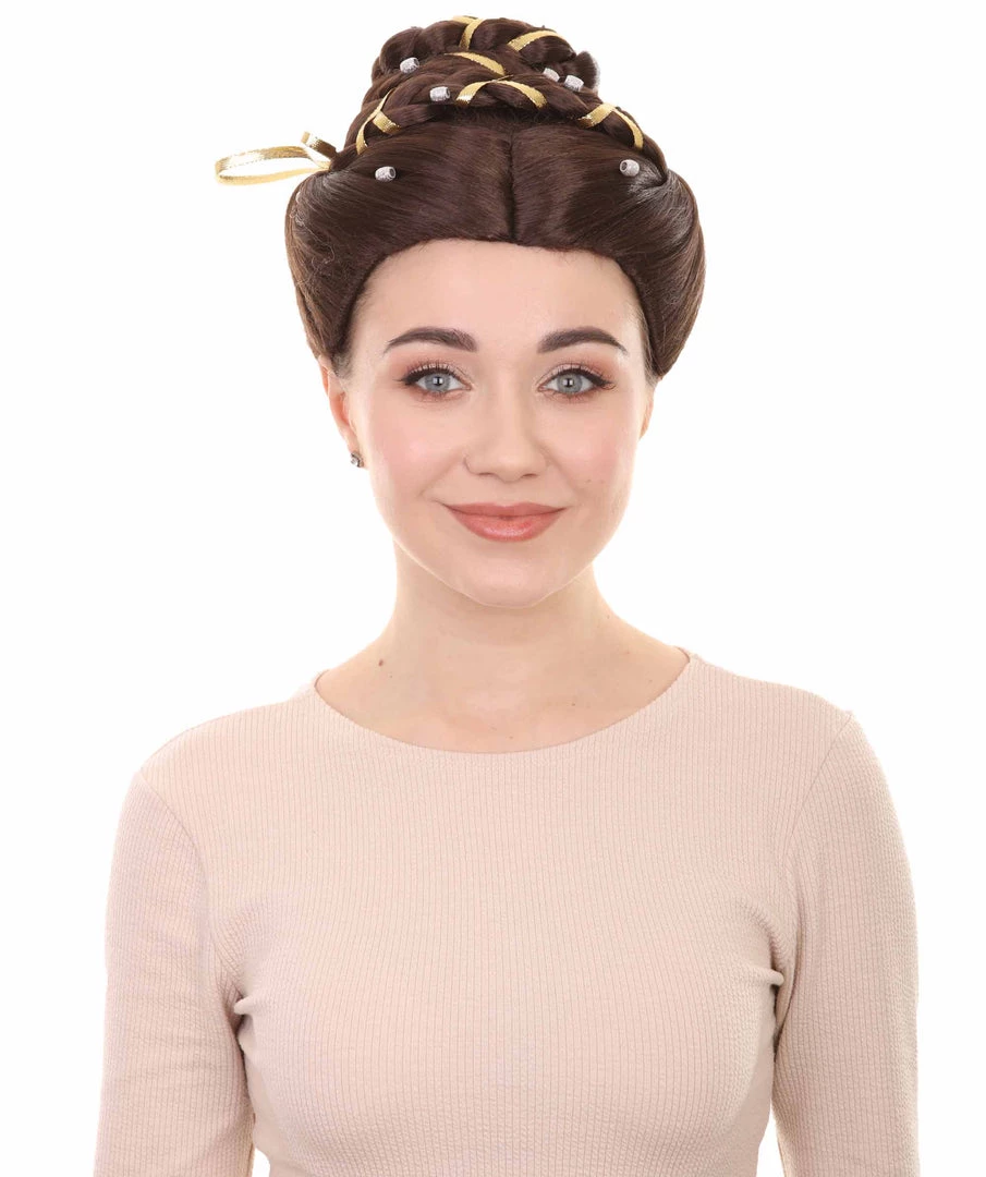 HPO Womens Princess Wig | TV/Movie Adult Wigs | Premium Breathable Capless Cap Women's