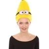 HPO Animation Yellow Unisex Wig | Yellow Tall Cartoon Film Series Wig | Premium Breathable Capless Cap Kids