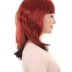 HPO Women's Fighting Character Wig | Auburn Wigs | Premium Breathable Capless Cap