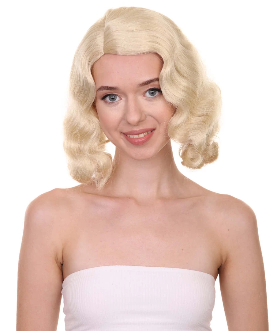 HPO Womens Unfortunate Wig | Blonde TV/Movie Wigs | Premium Breathable Capless Cap Women's