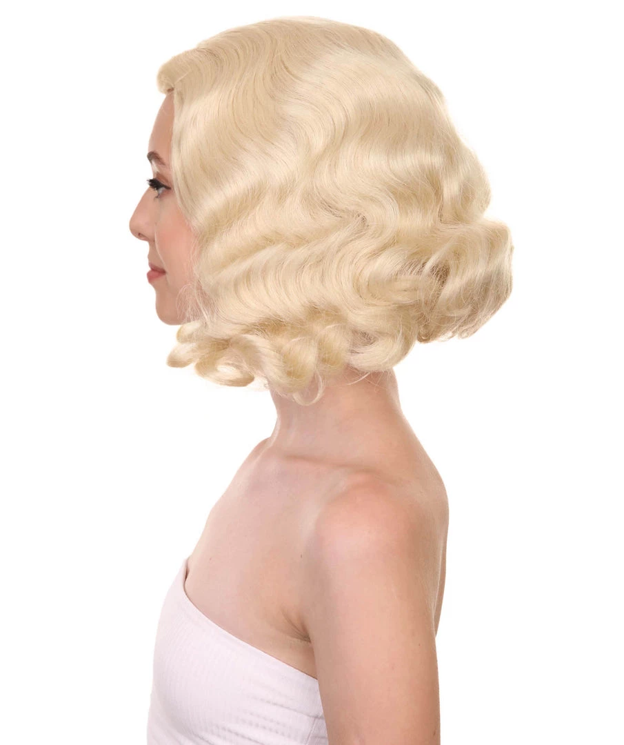 HPO Womens Unfortunate Wig | Blonde TV/Movie Wigs | Premium Breathable Capless Cap Women's