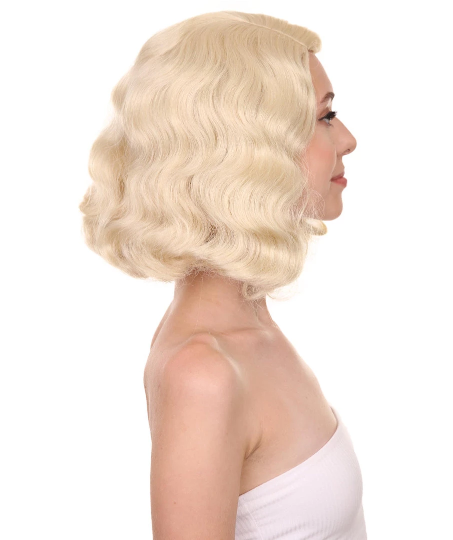 HPO Womens Unfortunate Wig | Blonde TV/Movie Wigs | Premium Breathable Capless Cap Women's
