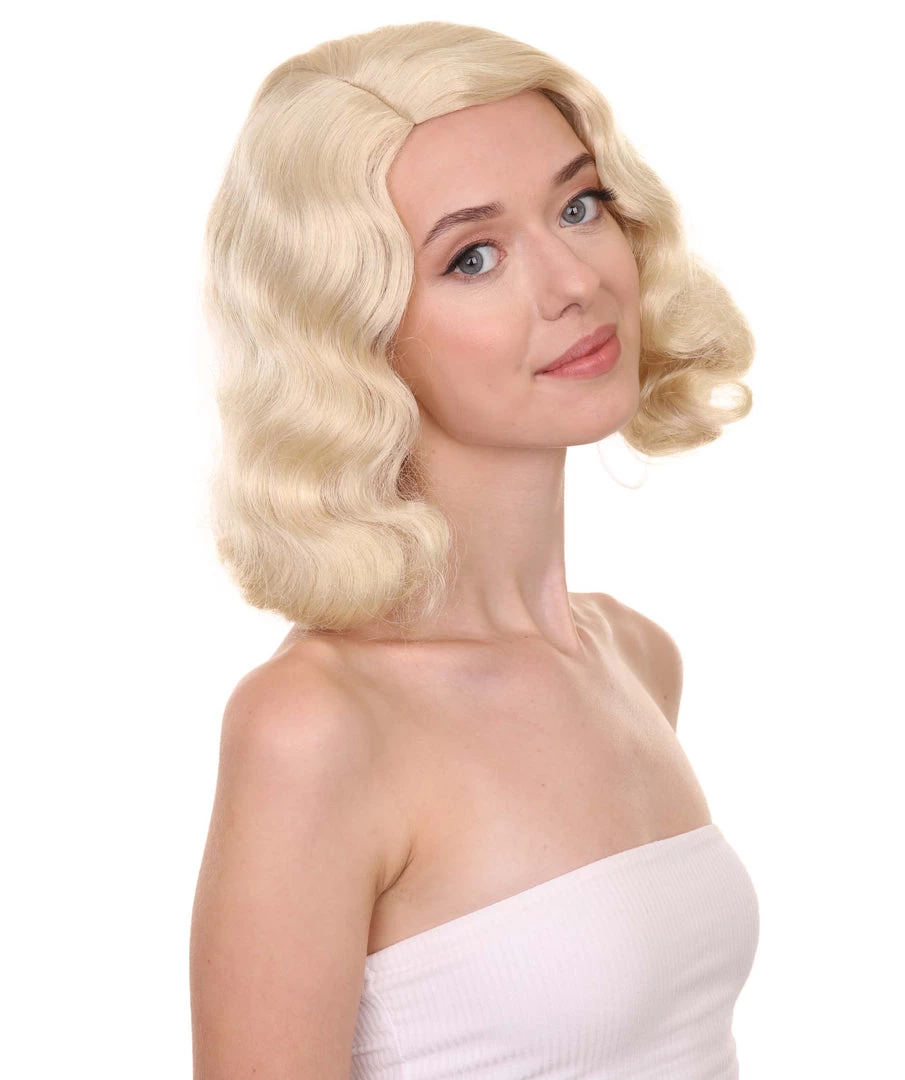 HPO Womens Unfortunate Wig | Blonde TV/Movie Wigs | Premium Breathable Capless Cap Women's