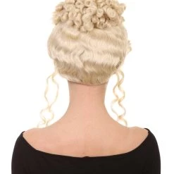 HPO Deluxe Princess Blonde Womens Wig | Royal Glamour Cosplay Halloween Wig | Premium Breathable Capless Cap Men's