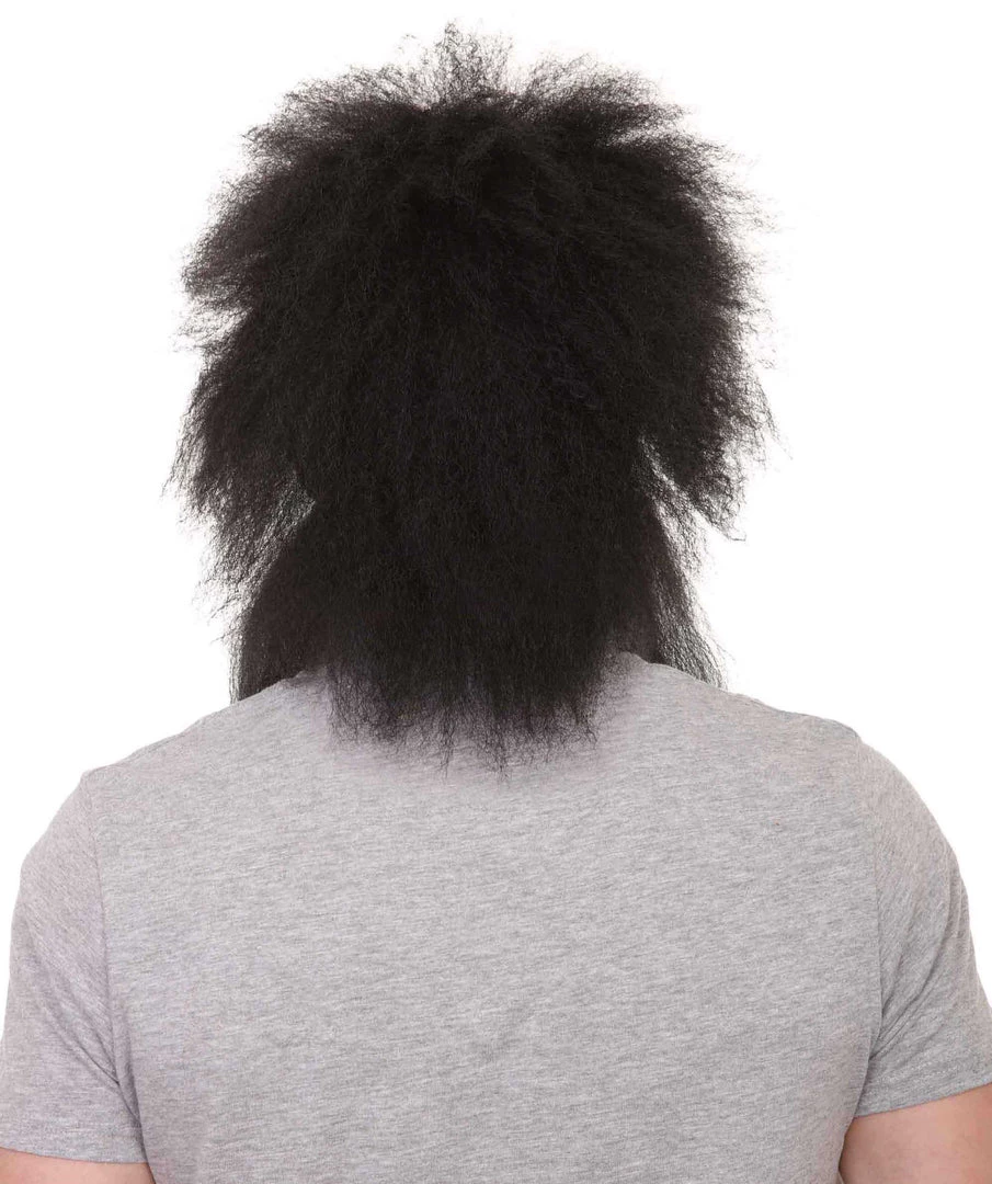 HPO Caveman Mens Wig And Beard Set Collection | Stone Age Cosplay Halloween Wig | Premium Breathable Capless Cap