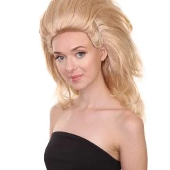 Adult Women's 26" Long Length Wavy Halloween Baroque Queen Of Drag Fierce Costume Wig, Synthetic Soft Fiber Hair, Perfect For Your Next Convention And Group Party! | HPO
