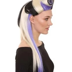 HPO Men's Mystery Annie Womens Wig | Blond Long Cosplay Halloween Wig | Premium Breathable Capless Cap