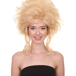 Adult Women's 16" Inch Medium Length Halloween Cosplay Baroque Renaissance 18th Century Lady Costume Wig, Synthetic Fiber Hair, | HPO