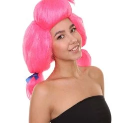 HPO Pink Circus Sweetie Womens Wig | Super Size Jumbo Wigs | Premium Breathable Capless Cap Women's