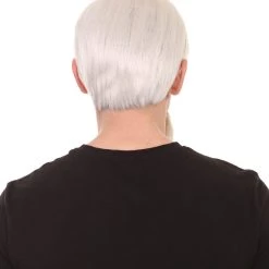 HPO Fastfood Mens Wig And Moustache | Cosplay Halloween Wig | Premium Breathable Capless Cap Men's