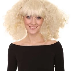 HPO Men's Womens Candy Angel Wig | Tree Blonde Cosplay Halloween Wig | Premium Breathable Capless Cap