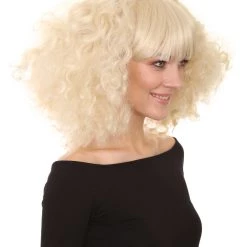 HPO Men's Womens Candy Angel Wig | Tree Blonde Cosplay Halloween Wig | Premium Breathable Capless Cap