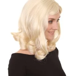 HPO Women's Pageboy Adult Wig | Cosplay Halloween Wig | Premium Breathable Capless Cap