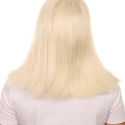 HPO Petty Dark Wizard Dad | Slick Side Parted White Hair With Fake Forehead | Premium Halloween Wig