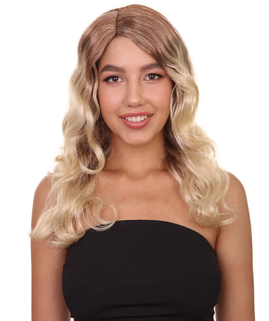 HPO Superwomen Marley Womens Wig | Blond Long Sexy Cosplay Party Halloween Wig | Premium Breathable Capless Cap