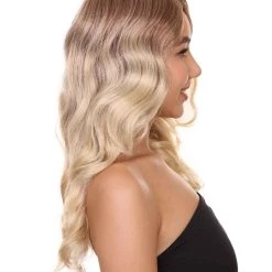 HPO Superwomen Marley Womens Wig | Blond Long Sexy Cosplay Party Halloween Wig | Premium Breathable Capless Cap