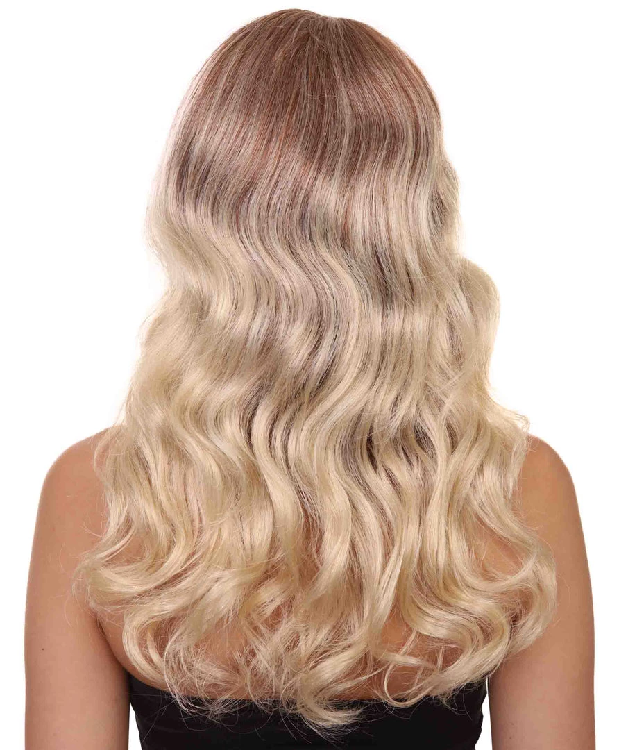 HPO Superwomen Marley Womens Wig | Blond Long Sexy Cosplay Party Halloween Wig | Premium Breathable Capless Cap