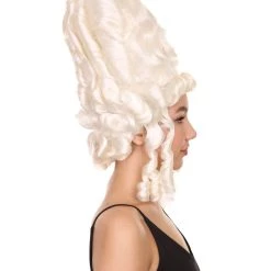 HPO Baroque Beauty | Historical Era 17th 18th Century Updo Wig | Multiple Colors | Premium Halloween Wig Women's
