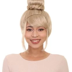 HPO Fairy Wig | Womens Movie Character Cosplay Halloween Wig | Premium Breathable Capless Cap Men's