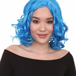 HPO Men's California Girl Curls Womens Wig Collections | Medium Glamour Cosplay Halloween Wig | Premium Breathable Capless Cap
