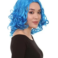HPO Men's California Girl Curls Womens Wig Collections | Medium Glamour Cosplay Halloween Wig | Premium Breathable Capless Cap
