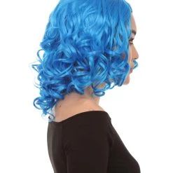 HPO Men's California Girl Curls Womens Wig Collections | Medium Glamour Cosplay Halloween Wig | Premium Breathable Capless Cap